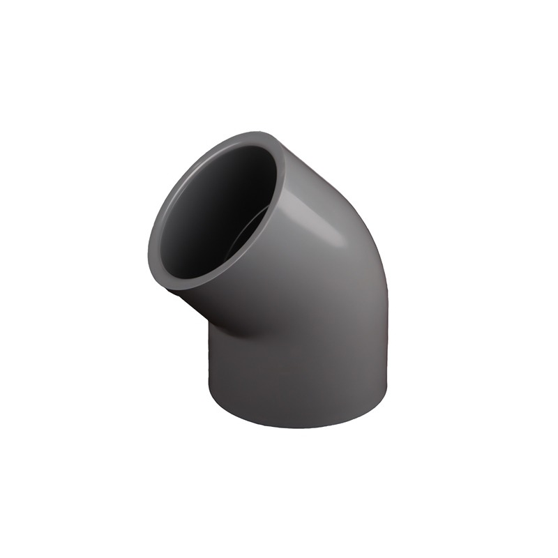 COTOVELO REDONDO UPVC 45° DE RAIO CURTO